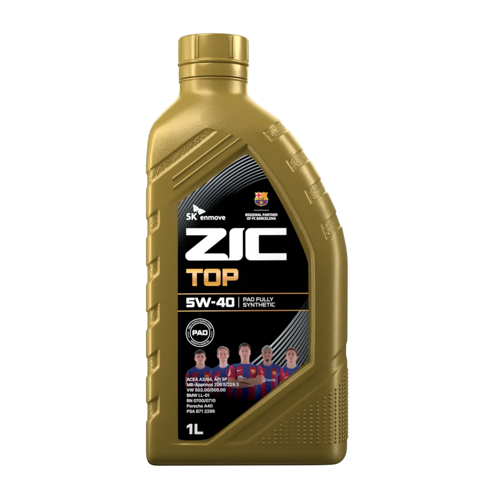 Масло моторное ZIC TOP 5W-40 1л 132682 купить в Минске и РБ.