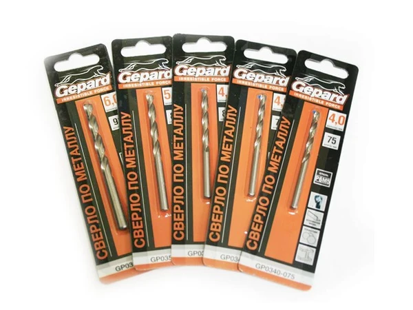 GP0340075GEPARD-Сверлопометаллу4,0х43х75ммHSSGP0340-075купитьвМинскеиРБ.