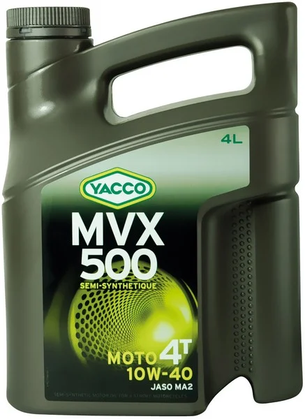 Масло моторное YACCO MVX 500 4T 10W-40 4л YACCO 10W40 MVX 500 4T/4