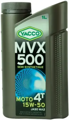 YACCO MVX RACE MOTO 4T 15W-50 ヤッコー・MVX RACE 4スト用 15W50